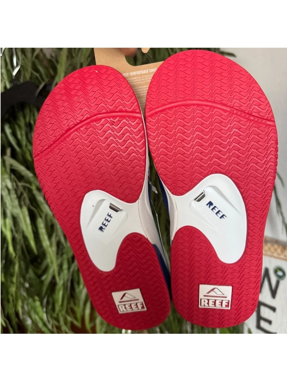 Reef Red, Blue & White Americana Cushion Flip Flop